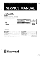 Sherwood TD-2220-C-Service-Manual